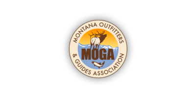 Logo for the "Montana Outfitters & Guides Association" where Zebulon is frequently invited to speak.