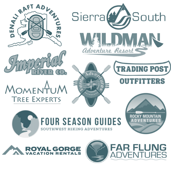 The logos of a sample of companies currently on retainer with Zebulon.