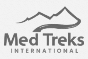 The logo of one of Zebulon LLC's nationwide consulting clients, MedTreks International.