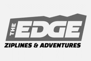 The logo of one of Zebulon LLC's nationwide consulting clients, The Edge Ziplines.